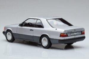 Mercedes 300 CE-24 C124 Coupe Argintiu Norev 1:18 183880 Metal - imaginea 6 din 7