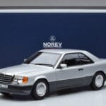 Mercedes 300 CE-24 C124 Coupe Argintiu Norev 1:18 183880 Metal - image 7 of 7