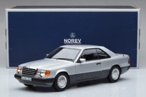 Mercedes 300 CE-24 C124 Coupe Argintiu Norev 1:18 183880 Metal - imaginea 7 din 7