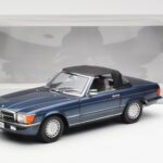 Mercedes 300 SL R107 Albastru Nautic Norev 1:18 183466 - image 8 of 8
