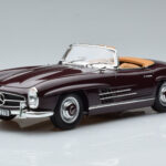 Mercedes 300 SL W198 Roadster Roșu Norev 1:18