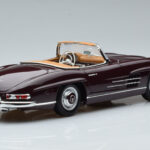 Mercedes 300 SL W198 Roadster Roșu Norev 1:18 - image 3 of 8