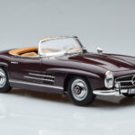 Mercedes 300 SL W198 Roadster Roșu Norev 1:18 - image 6 of 8