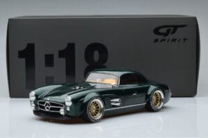 Mercedes 300 SL Speedster Hard Top By S-Klub Verde GT Spirit 1:18 GT872 Rășină - imaginea 6 din 6