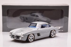 Mercedes 300 SL W198 Gullwing By S-Klub Gri GT Spirit 1:18 GT418 Rășină - imaginea 6 din 6