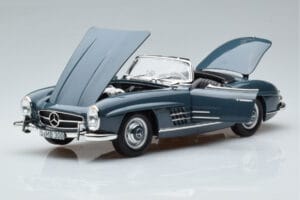 Mercedes 300 SL W198 Roadster Albastru Norev 1:18 B66040668 Metal - imaginea 2 din 9