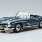 Mercedes 300 SL W198 Roadster Albastru Norev 1:18