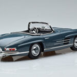 Mercedes 300 SL W198 Roadster Albastru Norev 1:18 - image 3 of 9