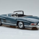 Mercedes 300 SL W198 Roadster Albastru Norev 1:18 - image 8 of 9