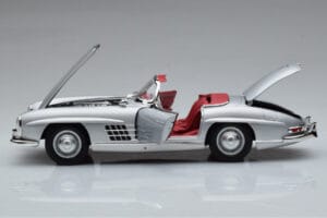 Mercedes 300 SL W198 Roadster Norev 1:18 183890 Metal - imaginea 5 din 10