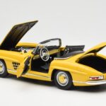 Mercedes 300 SL W198 Roadster Galben Norev 1:18 B66040669 - image 5 of 8