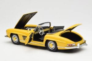 Mercedes 300 SL W198 Roadster Galben Norev 1:18 B66040669 Metal - imaginea 5 din 8
