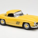 Mercedes 300 SL W198 Roadster Galben Norev 1:18 B66040669 - image 6 of 8