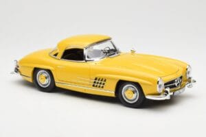 Mercedes 300 SL W198 Roadster Galben Norev 1:18 B66040669 Metal - imaginea 6 din 8