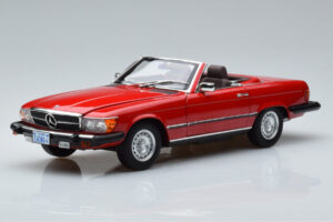 Mercedes 450 SL R107 Versiunea US Roșu Norev 1:18