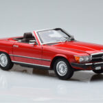 Mercedes 450 SL R107 Versiunea US Roșu Norev 1:18 - image 6 of 8