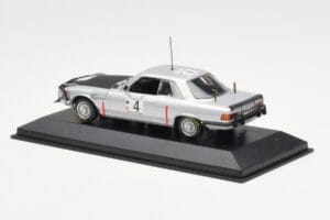 Mercedes 450 SLC 5.0 #4 B. Waldegaard / H. Thorszelius Rally du Bandama 1979 Minichamps 1:43 430793994 Metal - imaginea 3 din 4