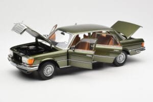 Mercedes 450SEL 6.9 W116 Verde Metalizat Norev 1:18 183455 Metal - imaginea 2 din 8