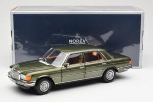 Mercedes 450SEL 6.9 W116 Verde Metalizat Norev 1:18 183455 Metal - imaginea 8 din 8