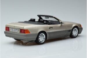 Mercedes 500 SL R129 Smoke Argintiu Norev 1:18 183719 Metal - imaginea 3 din 7