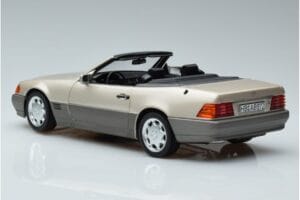 Mercedes 500 SL R129 Smoke Argintiu Norev 1:18 183719 Metal - imaginea 6 din 7