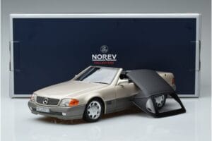 Mercedes 500 SL R129 Smoke Argintiu Norev 1:18 183719 Metal - imaginea 7 din 7