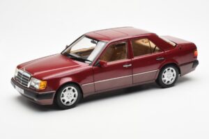Mercedes 500E W124 Roșu Metallic Ediție Dealer Norev 1:18 B66040699