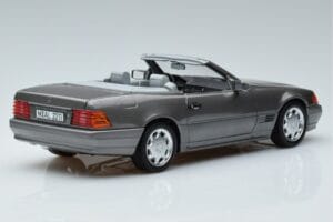 Mercedes 500 SL R129 Gri Metalizat Norev 1:18 183715 Metal - imaginea 3 din 7