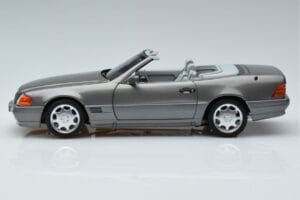 Mercedes 500 SL R129 Gri Metalizat Norev 1:18 183715 Metal - imaginea 4 din 7