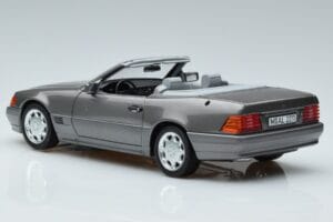 Mercedes 500 SL R129 Gri Metalizat Norev 1:18 183715 Metal - imaginea 6 din 7