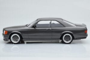 Mercedes 560 SEC C126 AMG Wide Body Gri Otto 1:18 OT823 Rășină - imaginea 3 din 6