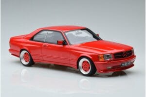 Mercedes 560 SEC W126 Widebody Roșu Otto 1:18 OT995 Rășină - imaginea 4 din 6