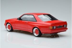 Mercedes 560 SEC W126 Widebody Roșu Otto 1:18 OT995 Rășină - imaginea 5 din 6