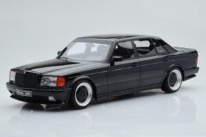 Mercedes 560 SEL AMG W126 Obsidian Negru Otto 1:18