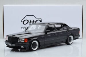 Mercedes 560 SEL AMG W126 Obsidian Negru Otto 1:18 OT297 Rășină - imaginea 6 din 6