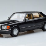 Mercedes 560 SEL W126 Negru Norev 1:18