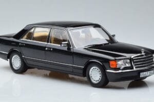 Mercedes 560 SEL W126 Negru Norev 1:18 183793 Metal - imaginea 5 din 7