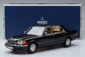 Mercedes 560 SEL W126 Negru Norev 1:18 183793 Metal - imaginea 7 din 7