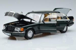 Mercedes 560 SEL W126 Verde Închis Metalizat Norev 1:18 B66040682 Metal - imaginea 2 din 7