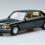 Mercedes 560 SEL W126 Verde Închis Metalizat Norev 1:18