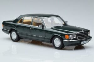 Mercedes 560 SEL W126 Verde Închis Metalizat Norev 1:18 B66040682 Metal - imaginea 5 din 7