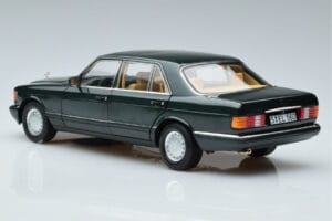 Mercedes 560 SEL W126 Verde Închis Metalizat Norev 1:18 B66040682 Metal - imaginea 6 din 7