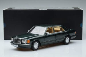 Mercedes 560 SEL W126 Verde Închis Metalizat Norev 1:18 B66040682 Metal - imaginea 7 din 7