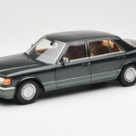 Mercedes 560 SEL W126 Night Verde Metalizat Dealer Edition Norev 1:18 B66040626