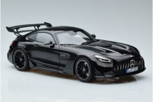 Mercedes AMG GT C190 Black Series Negru Norev 1:18 183900 Metal - imaginea 5 din 7