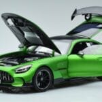 Mercedes AMG GT C190 Black Series Verde Hell Magno Ediție Limitată Norev 1:18 183903 Metal - image 2 of 7