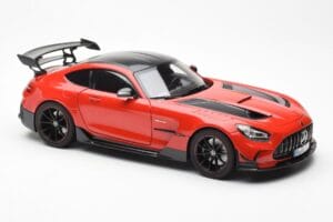 Mercedes AMG GT Black Series Roșu Asia Exclusive Norev 1:18 183906 Metal - imaginea 6 din 8
