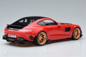 Mercedes AMG GT Prior Design C190 Roșu GT Spirit 1:18 ZM104 Rășină - imaginea 2 din 6