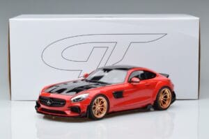 Mercedes AMG GT Prior Design C190 Roșu GT Spirit 1:18 ZM104 Rășină - imaginea 6 din 6
