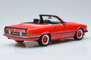 Mercedes AMG SL500 R107 Roșu Otto 1:18 OT962 Rășină - imaginea 2 din 6